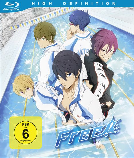 Free! Box 1 (Blu-ray mit Sammelschuber), Blu-ray Disc