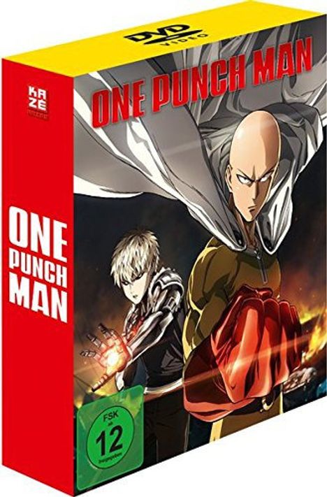 One Punch Man Staffel 1 (Gesamtausgabe), 3 DVDs