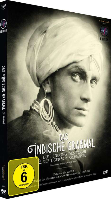 Das indische Grabmal (1921), DVD