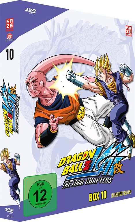 Dragonball Z Kai Box 10, 4 DVDs