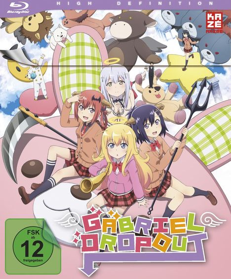 Gabriel DropOut (Gesamtausgabe) (Blu-ray), 3 Blu-ray Discs