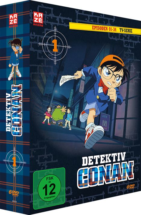 Detektiv Conan: Die TV-Serie Box 1, 6 DVDs