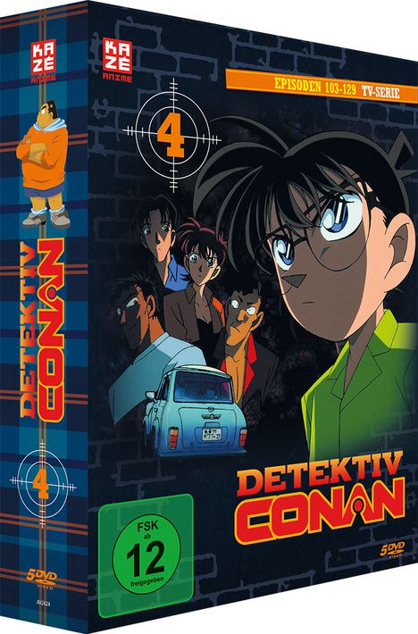 Detektiv Conan: Die TV-Serie Box 4, 5 DVDs