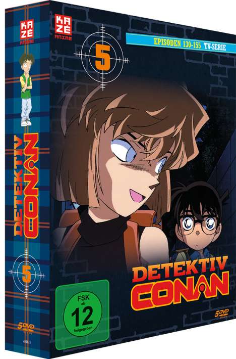 Detektiv Conan: Die TV-Serie Box 5, 5 DVDs