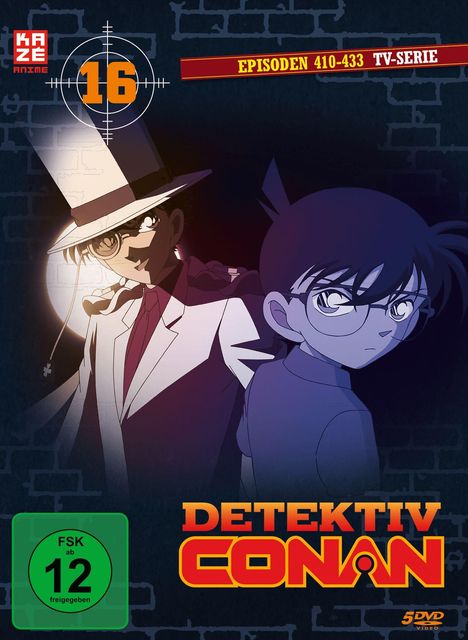 Detektiv Conan: Die TV-Serie Box 16, 5 DVDs