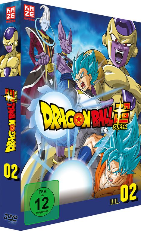 Dragonball Super - 2. Arc: Goldener Freezer, 3 DVDs