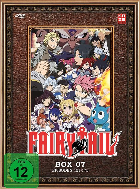 Fairy Tail Box 7, 4 DVDs