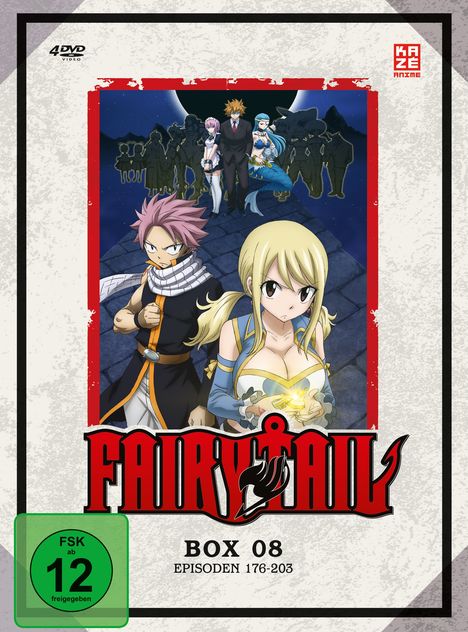Fairy Tail Box 8, 4 DVDs