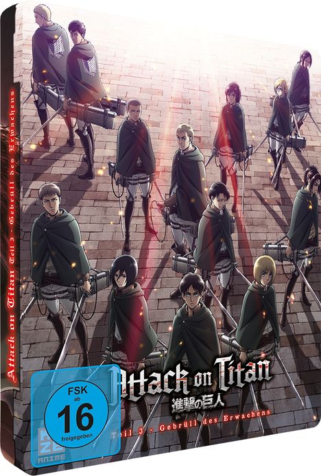 Attack on Titan Teil 3: Gebrüll des Erwachens (Blu-ray im Steelbook), Blu-ray Disc