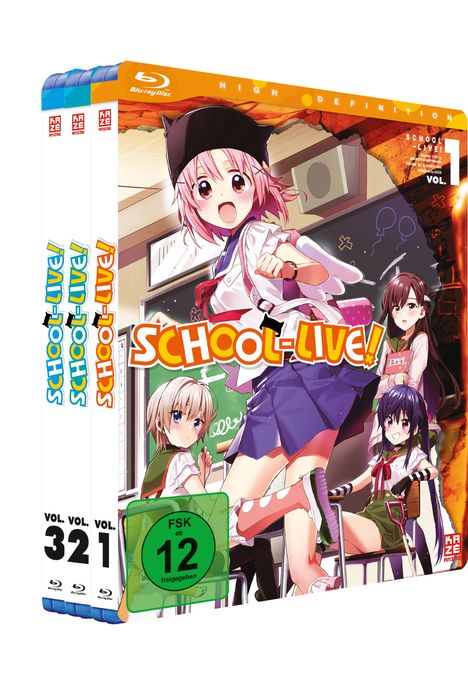School-Live! (Gesamtausgabe) (Blu-ray), 3 Blu-ray Discs