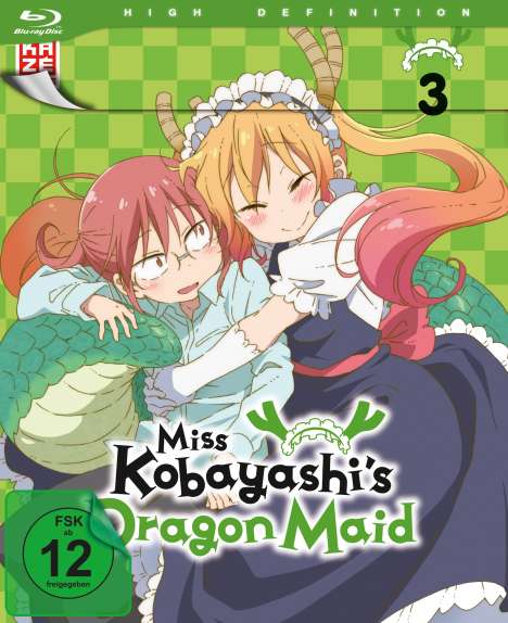 Miss Kobayashi’s Dragon Maid Vol. 3 (Blu-ray), Blu-ray Disc