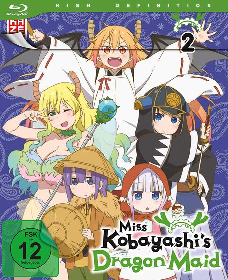 Miss Kobayashi’s Dragon Maid Vol. 2 (Blu-ray), Blu-ray Disc