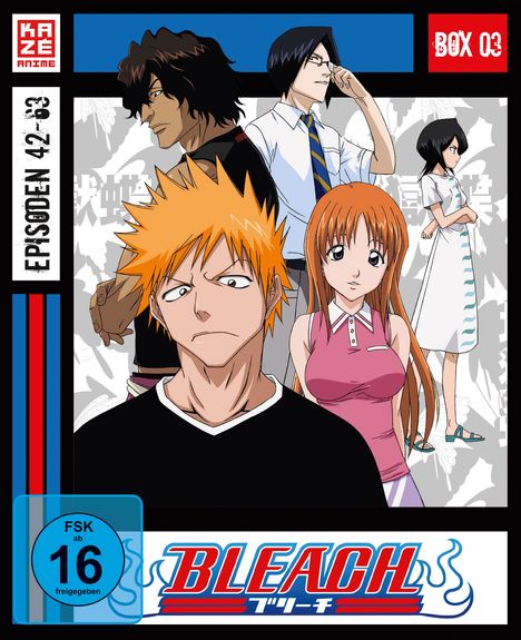 Bleach TV-Serie Box 3 (Blu-ray), 3 Blu-ray Discs