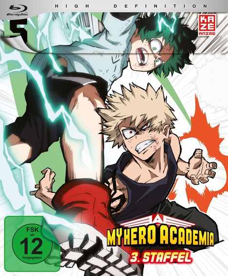 My Hero Academia Staffel 3 Vol. 5 (Blu-ray), Blu-ray Disc