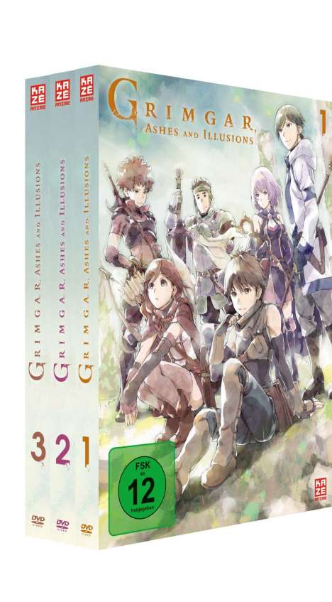 Grimgar, Ashes and Illusions (Gesamtausgabe), 3 DVDs