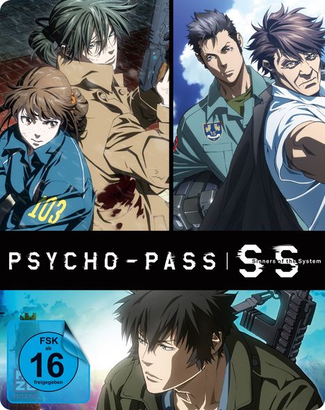 Psycho-Pass: Sinners of the System (3 Filme) (Blu-ray im Steelbook), Blu-ray Disc