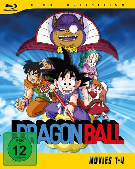 Dragonball Movies 1-4 (Gesamtausgabe) (Blu-ray), 2 Blu-ray Discs