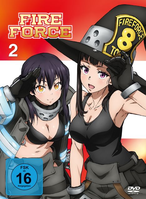 Fire Force Vol. 2, 2 DVDs