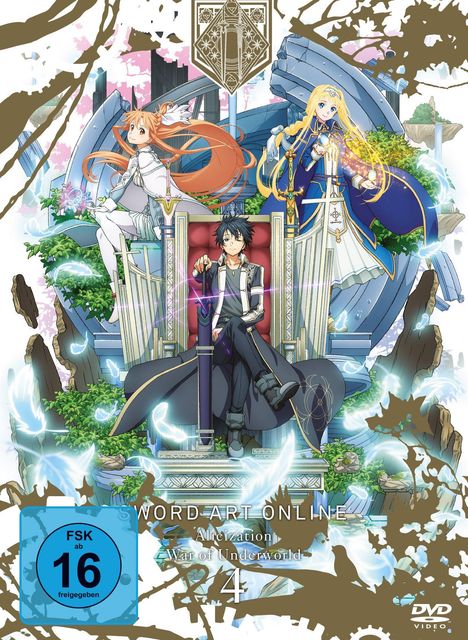 Sword Art Online: Alicization - War of Underworld Vol. 4, 2 DVDs