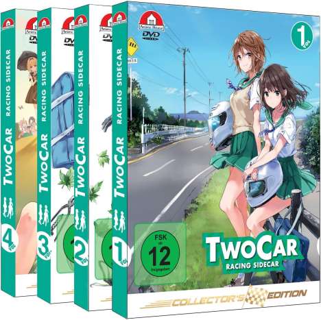 Two Car: Racing Sidecar Vol. 1-4 (Collector’s Edition), 4 DVDs