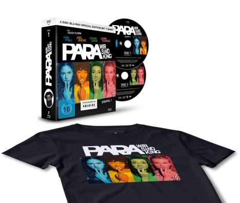Para - Wir sind King Staffel 1 (Limited Edition inkl. Fan-T-Shirt) (Blu-ray), 2 Blu-ray Discs und 1 T-Shirt