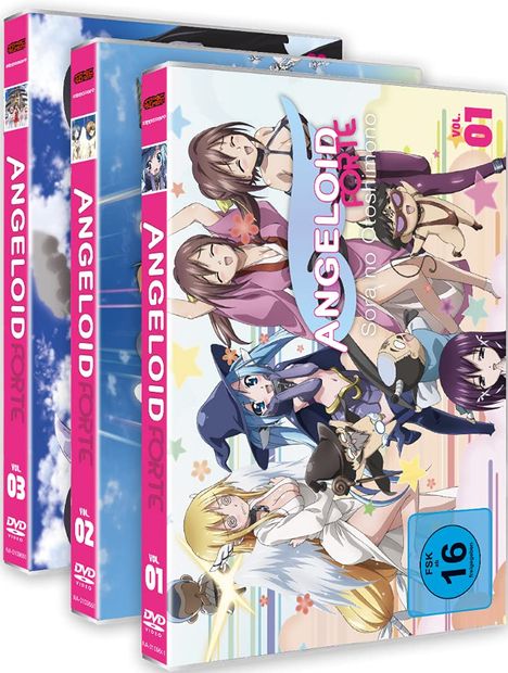 Angeloid Staffel 2 - Sora no Otoshimono Forte (Gesamtausgabe), 3 DVDs