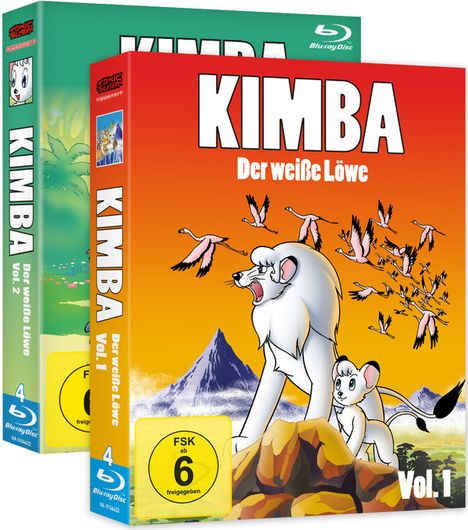 Kimba, der weiße Löwe (Gesamtausgabe) (Blu-ray), 7 Blu-ray Discs