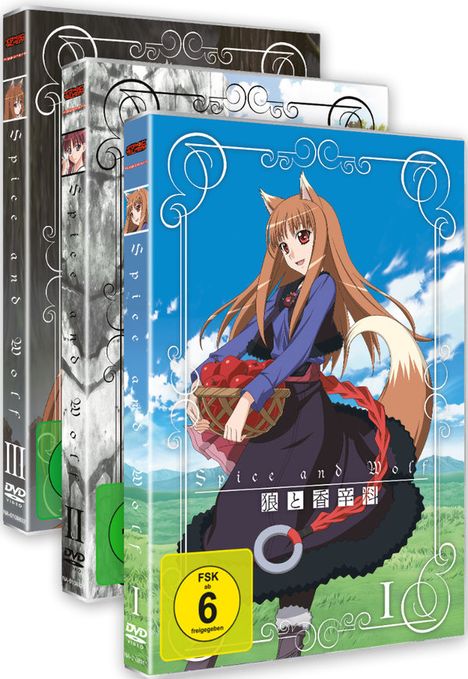 Spice &amp; Wolf Staffel 1 (Gesamtausgabe), 3 DVDs