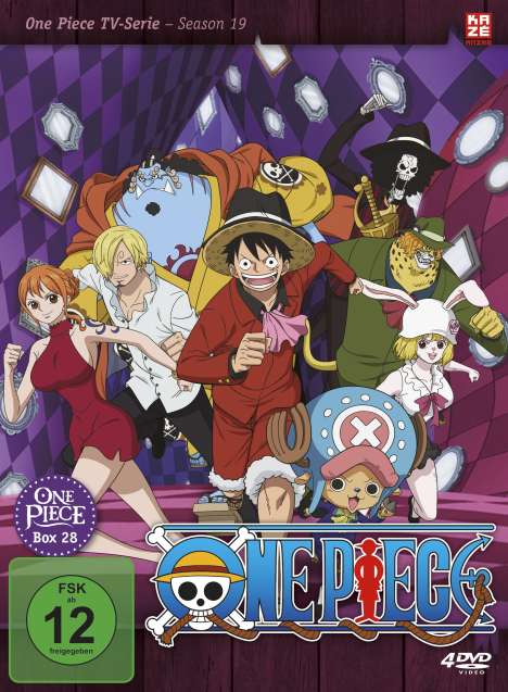 One Piece TV-Serie Box 28, 4 DVDs