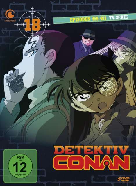 Detektiv Conan: Die TV-Serie Box 18, 5 DVDs