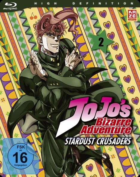 Jojo's Bizarre Adventure Part 3: Stardust Crusaders - Staffel 2 Vol. 2 (Episoden 13-24) (Blu-ray), 2 Blu-ray Discs