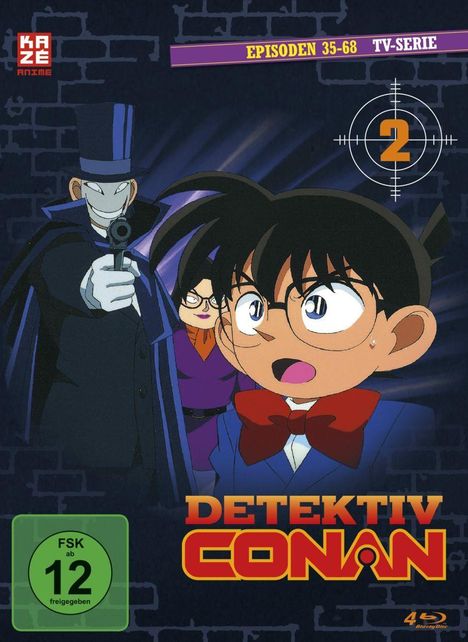 Detektiv Conan: Die TV-Serie Box 2 (Blu-ray), 4 Blu-ray Discs