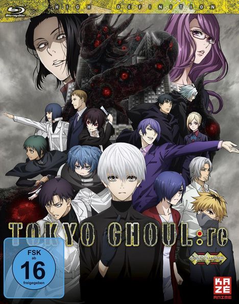 Tokyo Ghoul:re Staffel 3 Vol. 2 (Gesamtausgabe im Sammelschuber) (Blu-ray), 4 Blu-ray Discs