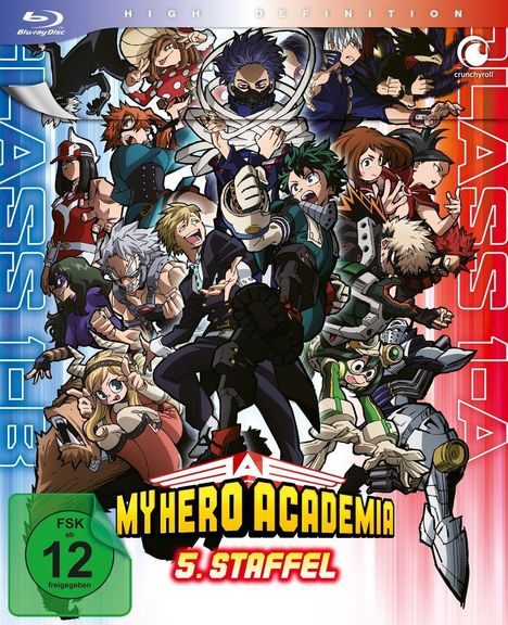 My Hero Academia Staffel 5 Vol. 1 (Limited Edition mit Sammelschuber) (Blu-ray), Blu-ray Disc