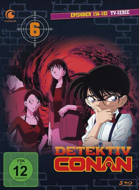 Detektiv Conan: Die TV-Serie Box 6 (Blu-ray), 3 Blu-ray Discs