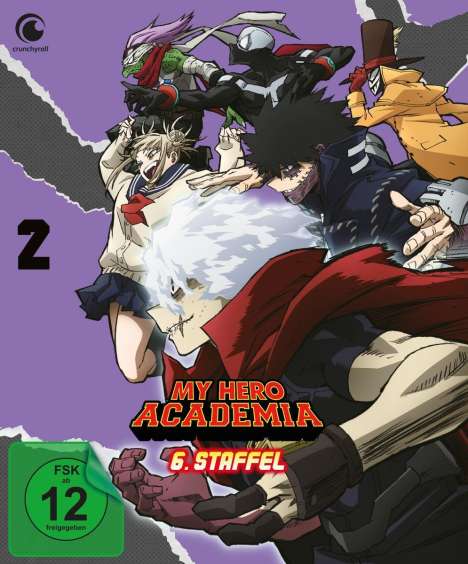 My Hero Academia Staffel 6 Vol. 2, DVD