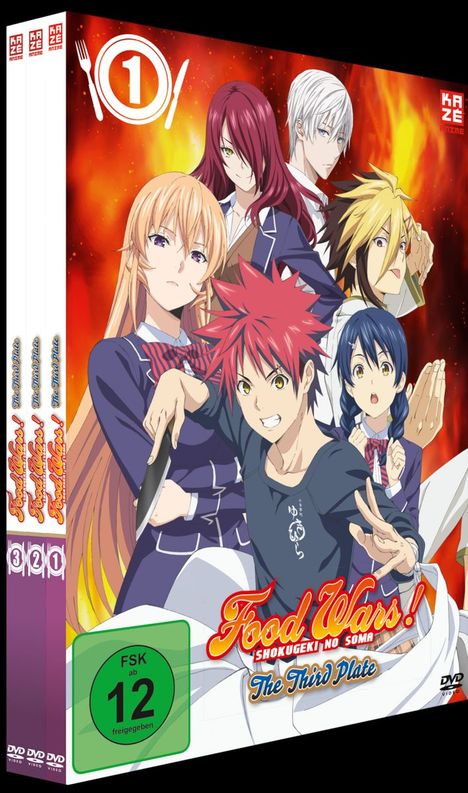 Food Wars! The Third Plate (Gesamtausgabe), 4 DVDs