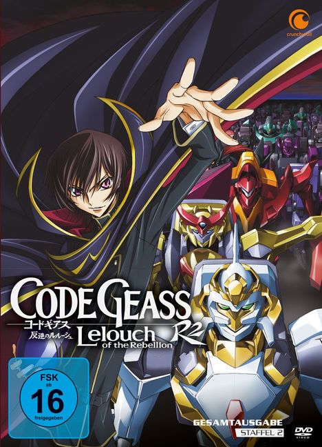 Code Geass: Lelouch of the Rebellion Staffel 2 (Gesamtausgabe), 1 Blu-ray Disc und 1 DVD