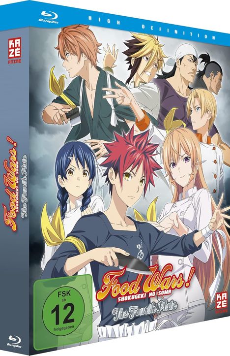 Food Wars! The Fourth Plate (Gesamtausgabe) (Bluy-ray), 2 Blu-ray Discs