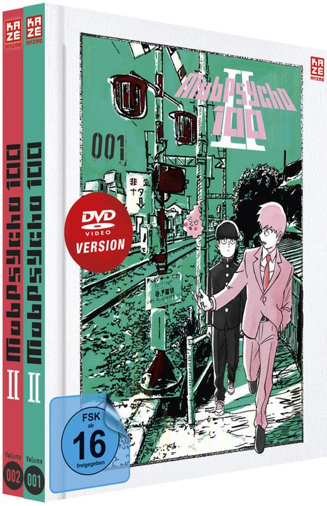 Mob Psycho 100 Staffel 2 Vol.1-2 (Gesamtausgabe), 2 DVDs