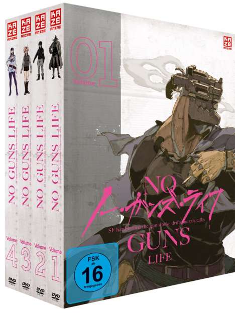 No Guns Life (Gesamtausgabe), 4 DVDs