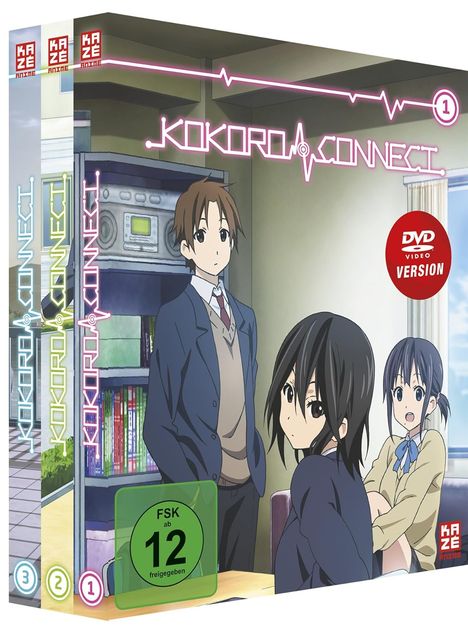 Kokoro Connect (Gesamtausgabe), 3 DVDs