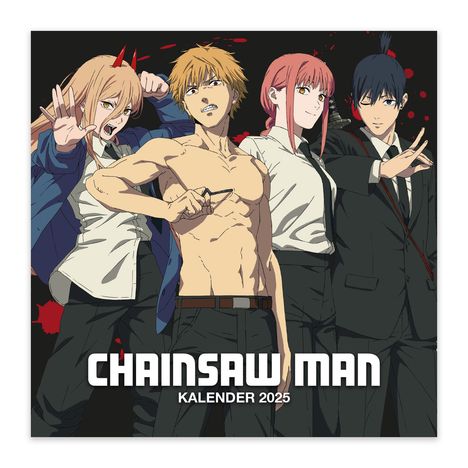 Wandkalender - Chainsaw Man - 2025, Kalender