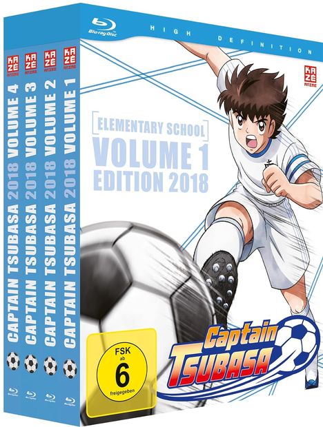 Captain Tsubasa 2018 (Gesamtausgabe) (Blu-ray), 8 Blu-ray Discs