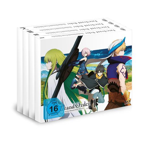 Fate/Grand Order - Absolute Demonic Front: Babylonia (Gesamtausgabe) (Blu-ray), 4 Blu-ray Discs