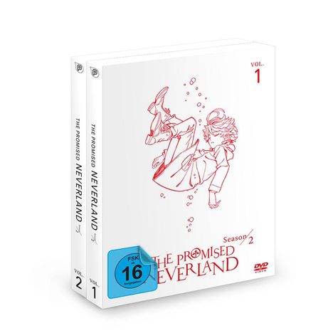 The Promised Neverland Staffel 2 (Bundle Vol.1-2 Gesamtausgabe), 4 DVDs