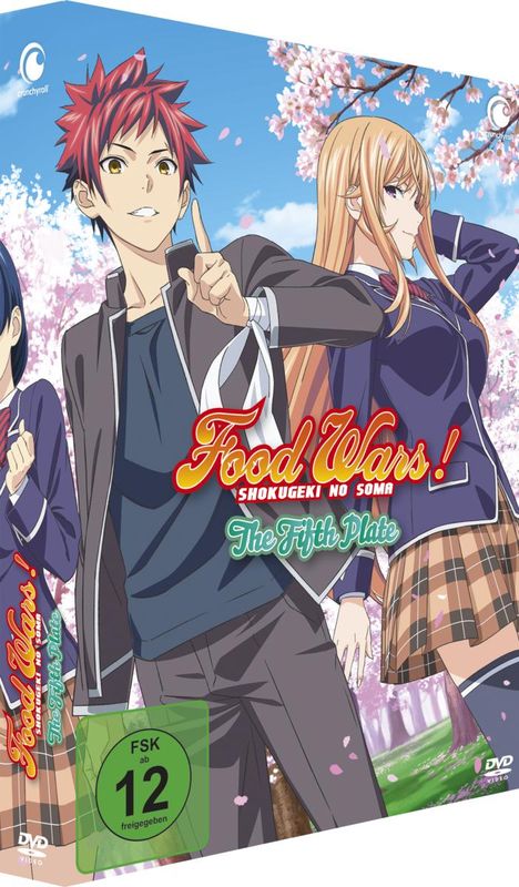 Food Wars! The Fifth Plate Staffel 5 (Gesamtausgabe), 2 DVDs