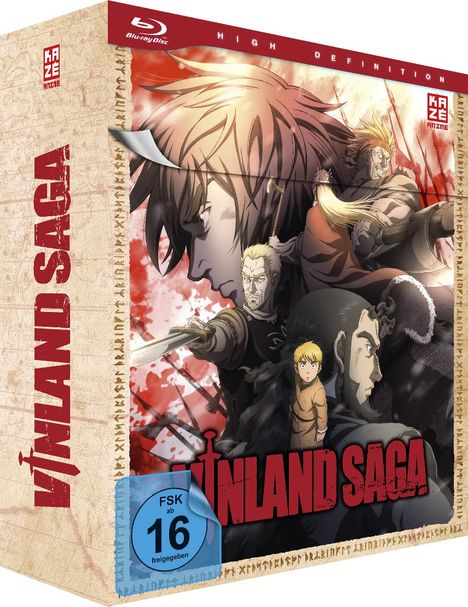 Vinland Saga Staffel 1 (Gesamtausgabe) (Blu-ray), 4 Blu-ray Discs