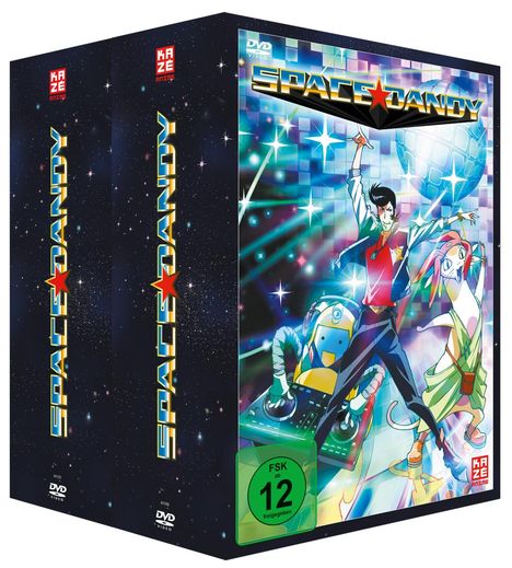 Space Dandy Staffel 1 & 2 (Gesamtausgabe ohne Schuber), 8 DVDs