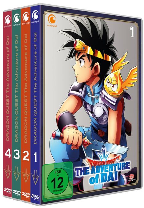 Dragon Quest: The Adventure of Dai Staffel 1 (Gesamtausgabe), 4 DVDs